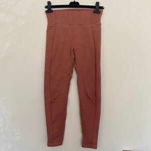 Aerie terra cotta clay colored athletic leggings size SP gorgeous!